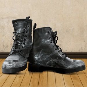 American Legend - Smoked Skull Boots - Size M7/F9